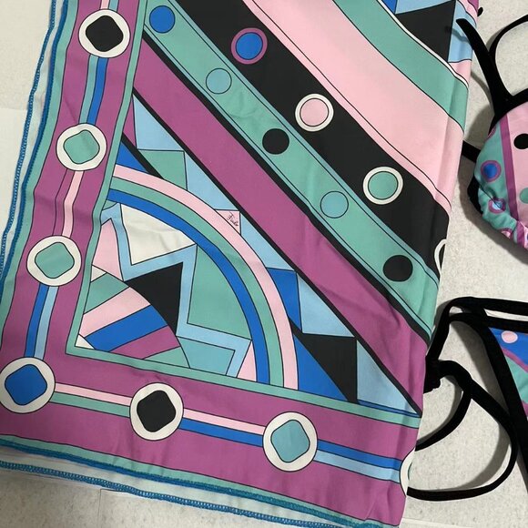 Emilio Pucci Blue and Pink Bikini Set - Picture 4 of 4